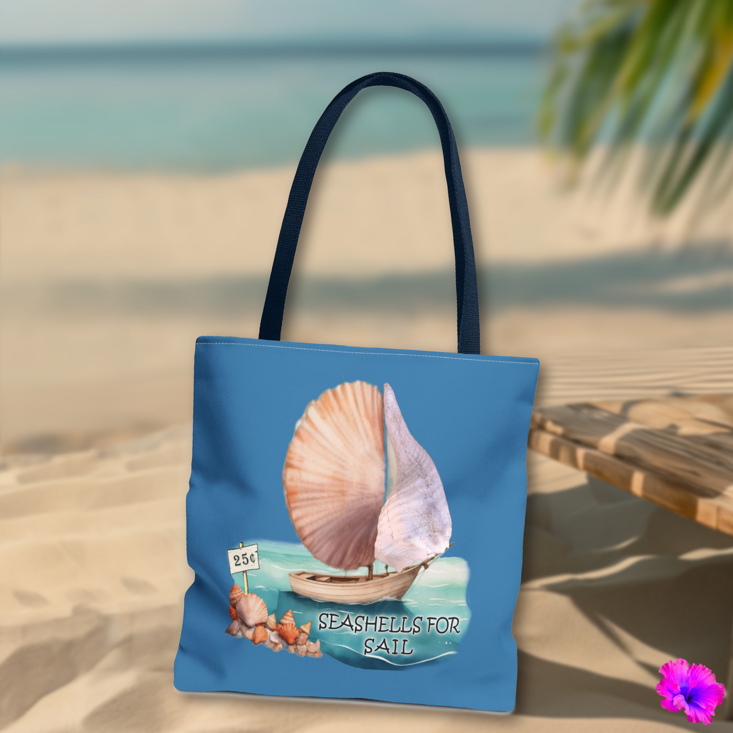 1B104 * Seashells for Sail * Tote Bag (AOP)