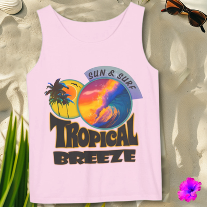 1K105 * Tropical Breeze * Garment-Dyed Tank Top