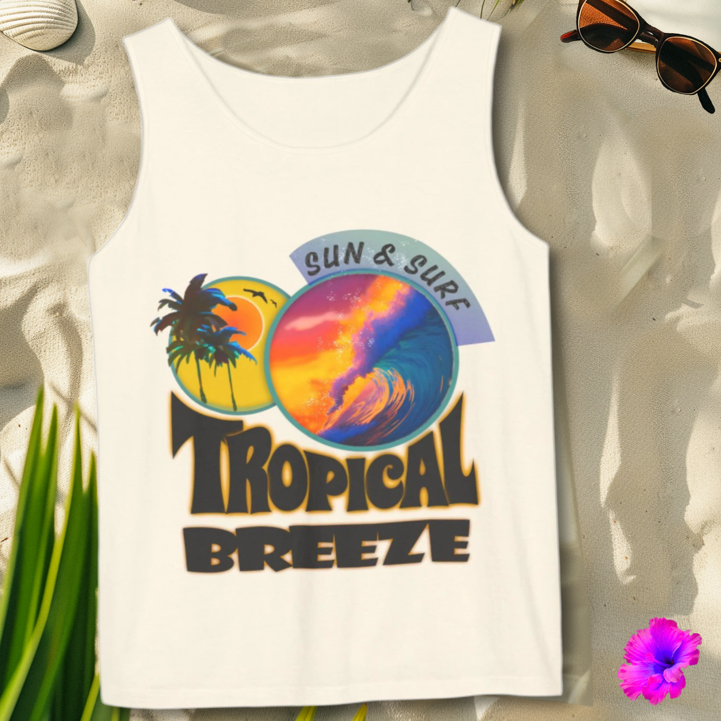 1K105 * Tropical Breeze * Garment-Dyed Tank Top