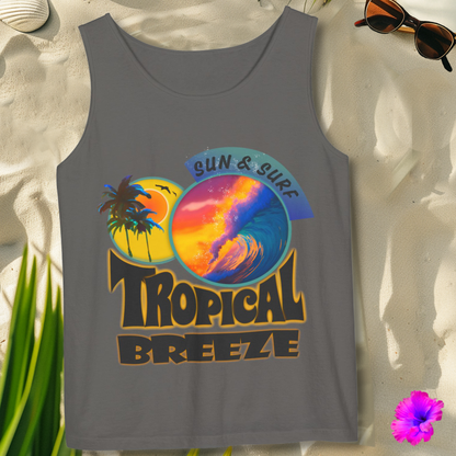 1K105 * Tropical Breeze * Garment-Dyed Tank Top