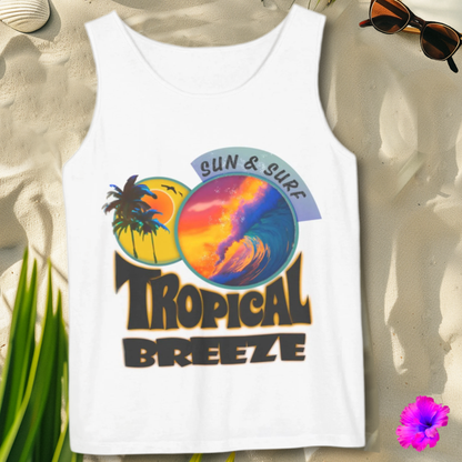 1K105 * Tropical Breeze * Garment-Dyed Tank Top