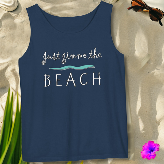 1K112 * Gimme the Beach * Garment-Dyed Tank Top