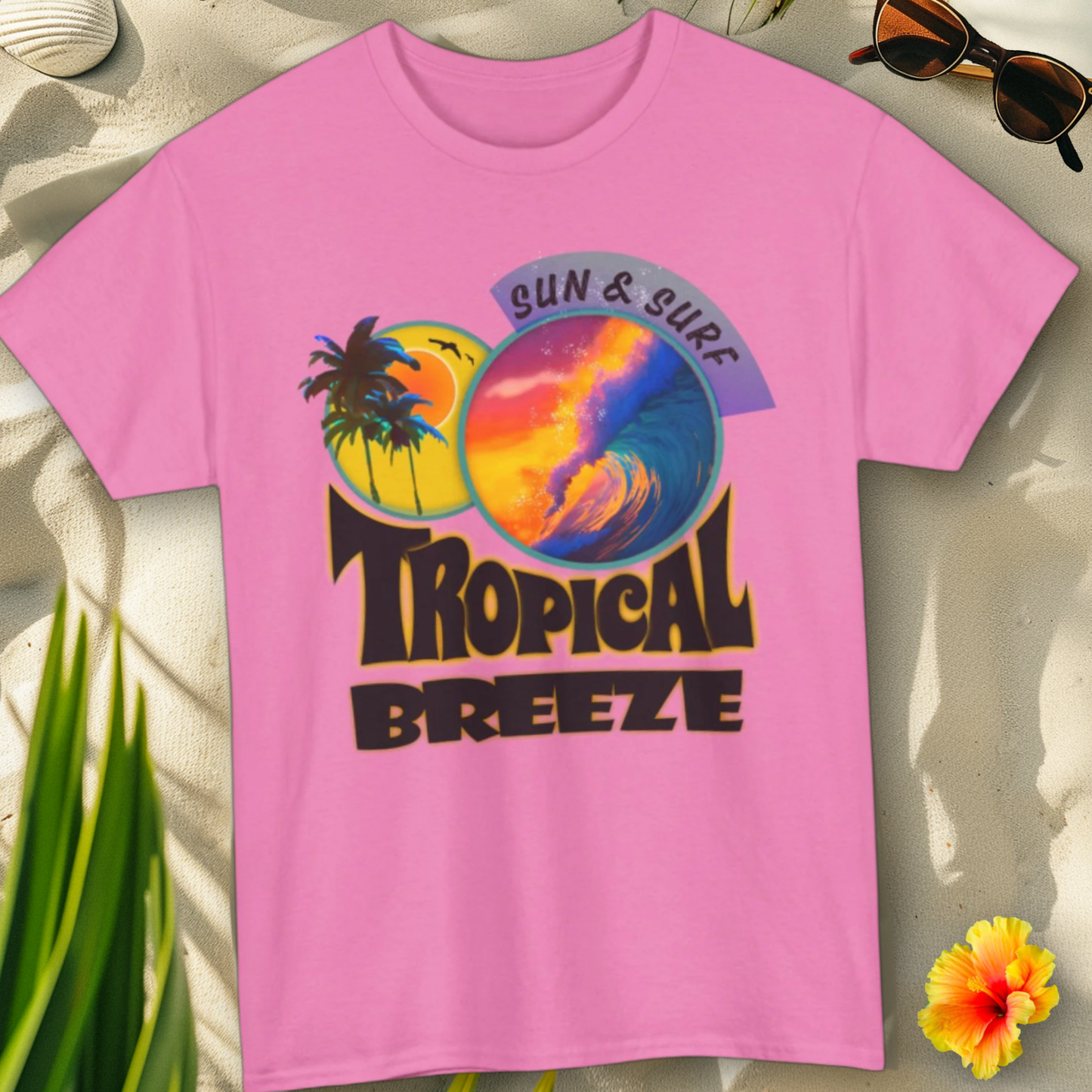 1T105 * Tropical Breeze * Unisex Heavy Cotton Tee