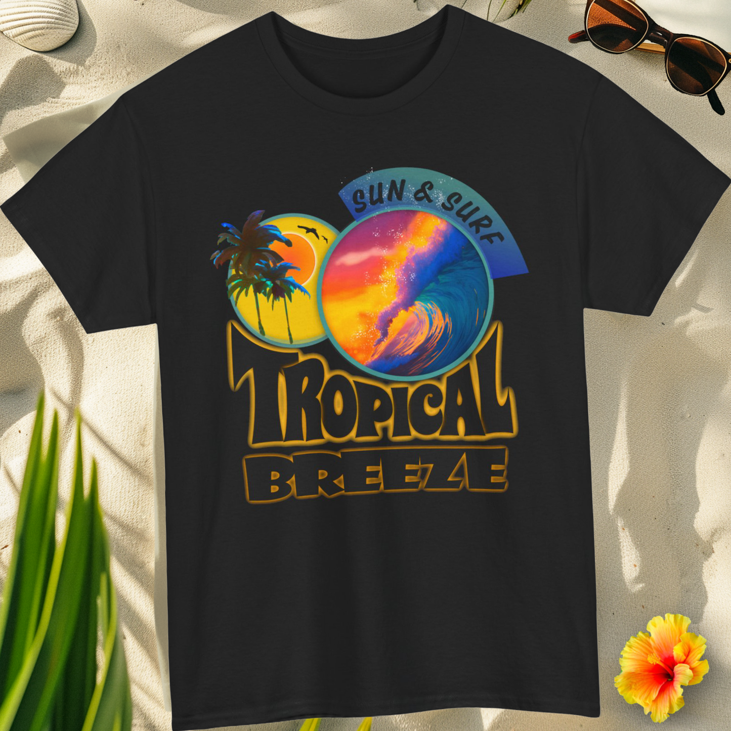 1T105 * Tropical Breeze * Unisex Heavy Cotton Tee