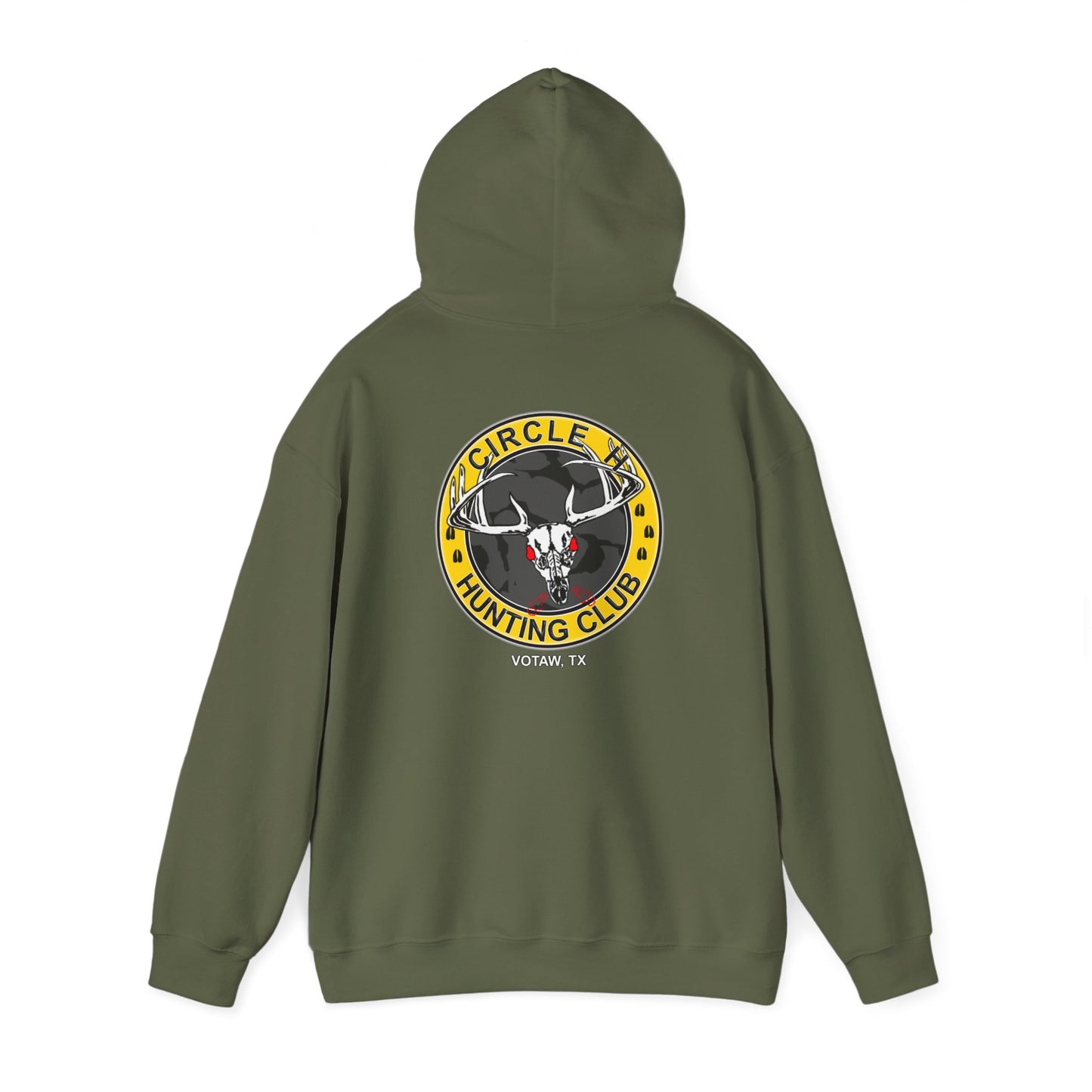 5H101 * Circle H Hunting Club * Unisex Heavy Blend™ Pullover Hooded Sweatshirt